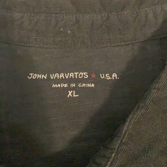 John Varvatos USA Short Sleeve Navy Polo Shirt, XL - Picture 6 of 6